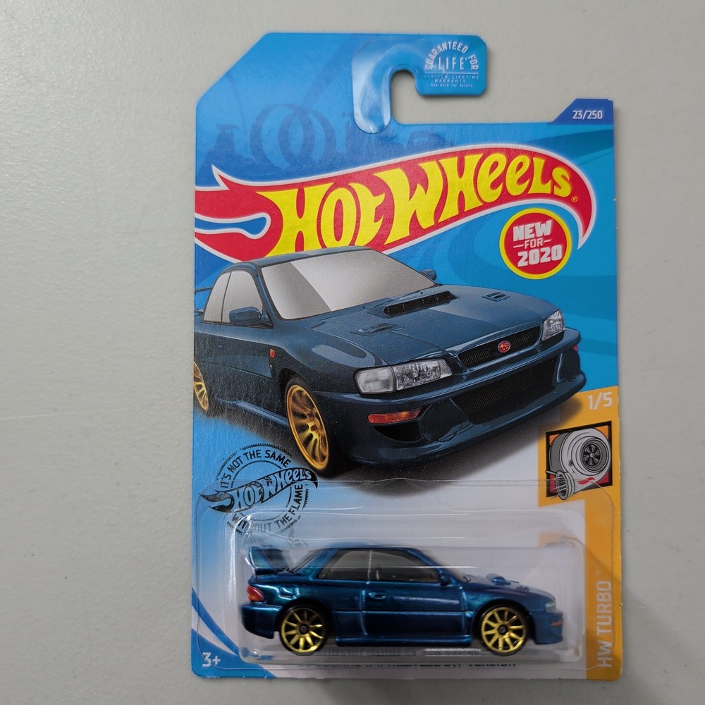 Hot Wheels 98 Subaru Impreza 22B STi-Version Blue 2020 HW Turbo 1/5 23/250 GHB42